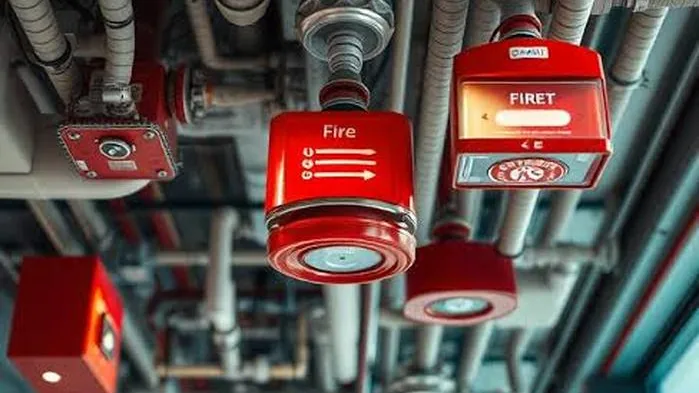 Détecteurs anti-incendie installés
