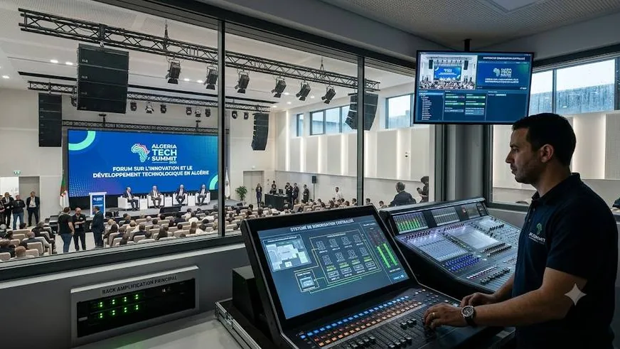 Régie de sonorisation événement Algeria Tech Summit